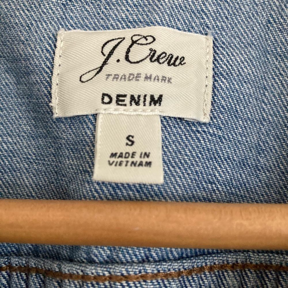 J. Crew Classic Blue Jean Jacket - Picture 3 of 3